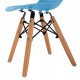 ΚΑΡΕΚΛΑ TWIST KID ΤΜΧ.HM8453.08 ΞΥΛΙΝΑ ΠΟΔΙΑ & ΚΑΘΙΣΜΑ ΜΠΛΕ PP 30,5Χ33Χ59 ΕΚ