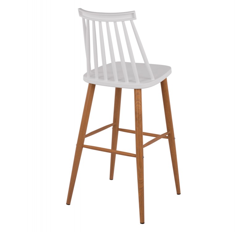 ΣΚΑΜΠΟ ΜΠΑΡ HM8459.01 VANESSA ΣΕ ΛΕΥΚΟ ΧΡΩΜΑ 43x49x107 εκ.