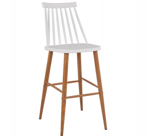 ΣΚΑΜΠΟ ΜΠΑΡ HM8459.01 VANESSA ΣΕ ΛΕΥΚΟ ΧΡΩΜΑ 43x49x107 εκ.