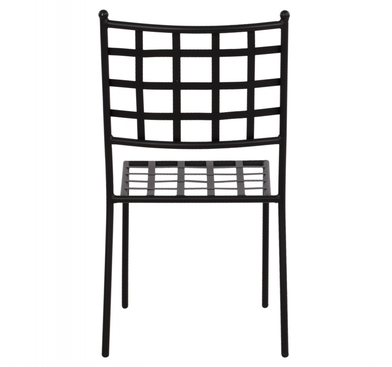 ΜΕΤΑΛΛΙΚΗ ΚΑΡΕΚΛΑ EMERY HM5509 ΣΕ ΜΑΥΡΗ ΑΠΟΧΡΩΣΗ 46x58x88  cm