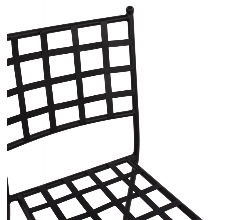 ΜΕΤΑΛΛΙΚΗ ΚΑΡΕΚΛΑ EMERY HM5509 ΣΕ ΜΑΥΡΗ ΑΠΟΧΡΩΣΗ 46x58x88  cm