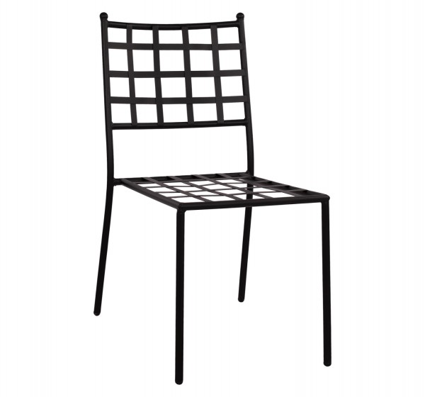 ΜΕΤΑΛΛΙΚΗ ΚΑΡΕΚΛΑ EMERY HM5509 ΣΕ ΜΑΥΡΗ ΑΠΟΧΡΩΣΗ 46x58x88  cm