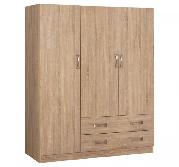 ΝΤΟΥΛΑΠΑ 3ΦΥΛΛΗ CARLY HM384.02 ΜΕ ΔΥΟ ΣΥΡΤΑΡΙΑ SONAMA 150X55Χ180Υεκ.