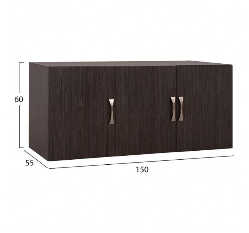 ΠΑΤΑΡΙ 3ΦΥΛΛΗΣ ΝΤΟΥΛΑΠΑΣ CARLY HM385.01 ΣΕ ΧΡΩΜΑ ZEBRANO 150X55X60Υεκ.