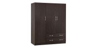 ΝΤΟΥΛΑΠΑ 3ΦΥΛΛΗ CARLY HM384.01 ΜΕ ΔΥΟ ΣΥΡΤΑΡΙΑ ZEBRANO 150X55Χ180Υεκ.