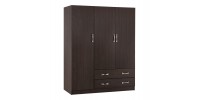 ΝΤΟΥΛΑΠΑ 3ΦΥΛΛΗ CARLY HM384.01 ΜΕ ΔΥΟ ΣΥΡΤΑΡΙΑ ZEBRANO 150X55Χ180Υεκ.