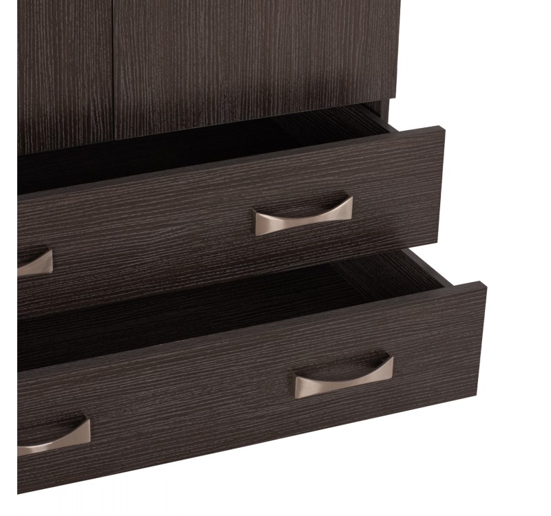 ΝΤΟΥΛΑΠΑ 3ΦΥΛΛΗ CARLY HM384.01 ΜΕ ΔΥΟ ΣΥΡΤΑΡΙΑ ZEBRANO 150X55Χ180Υεκ.