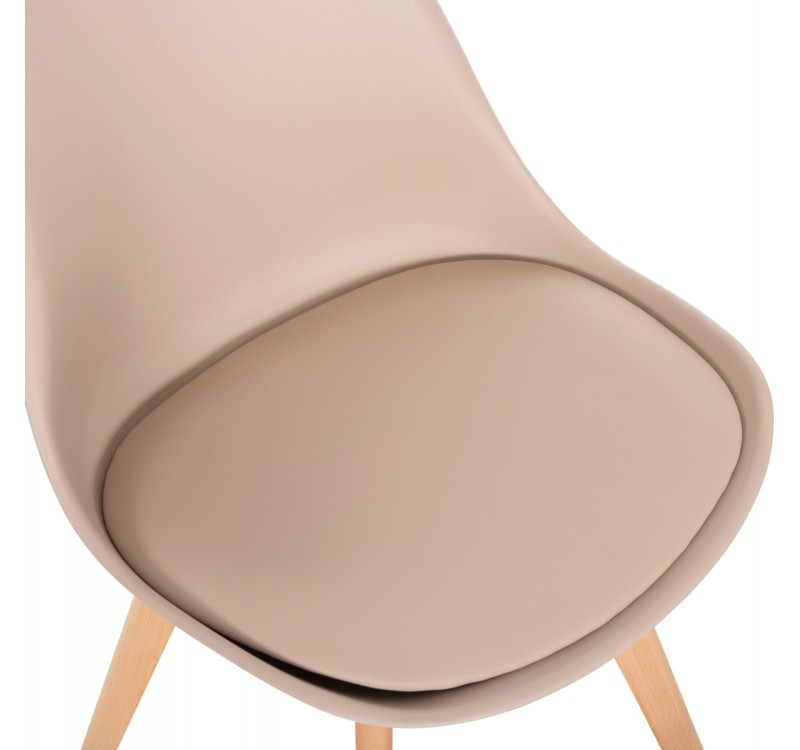 ΚΑΡΕΚΛΑ VEGAS HM0033.25 ΞΥΛΙΝΑ ΠΟΔΙΑ-ΚΑΘΙΣΜΑ ΠΟΛΥΠΡΟΠ. ΜΕ PU ΚΑΠΟΥΤΣΙΝΟ 48x52x81Υεκ.