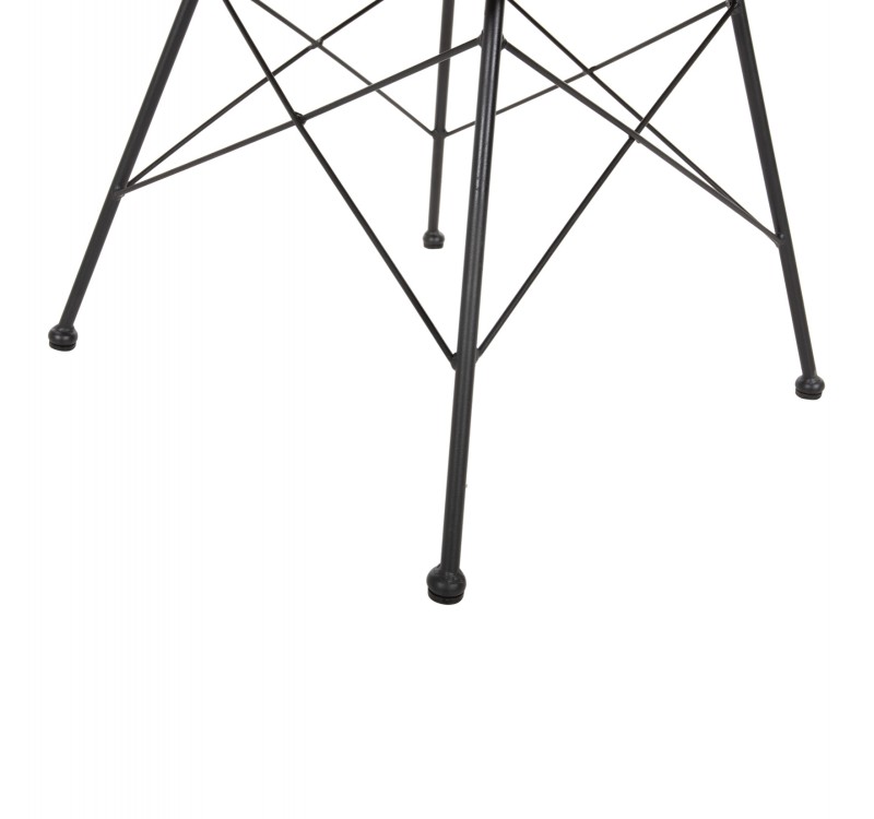 ΣΕΤ ΤΡΑΠΕΖΑΡΙΑΣ 7ΤΜΧ ALLEGRA HM10495 WICKER ΜΠΕΖ-ΜΕΤΑΛΛΟ ΜΑΥΡΟ
