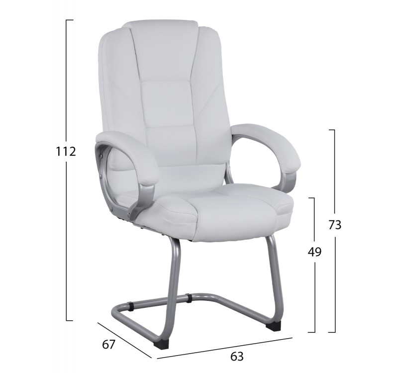 ΚΑΡΕΚΛΑ DHARA ΜΕ PU ΛΕΥΚΟ SORA HM1144.02 63Χ67Χ112 ΕΚ