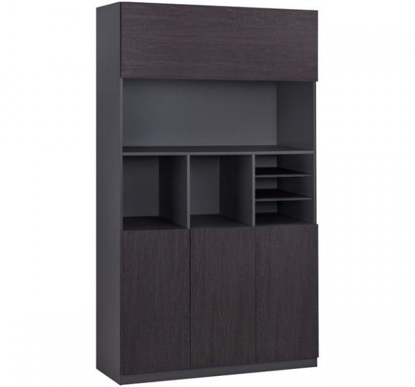 ΒΙΒΛΙΟΘΗΚΗ ΓΡΑΦΕΙΟΥ ΕΠΑΓΓΕΛΜΑΤΙΚΗ ROSEWOOD HM2088 120Χ40Χ200Υ εκ.