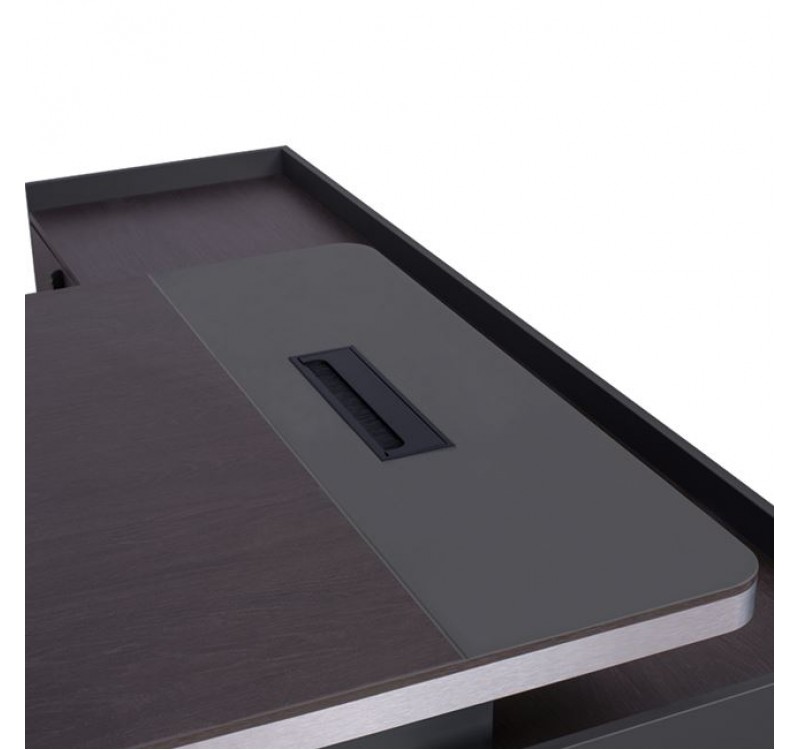 ΓΡΑΦΕΙΟ ΕΠΑΓΓΕΛΜΑΤΙΚΟ ΑΡΙΣΤΕΡΗ ΓΩΝΙΑ ROSEWOOD HM2084L 220X180X76Υεκ.