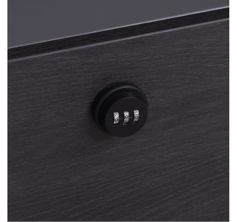 ΓΡΑΦΕΙΟ ΕΠΑΓΓΕΛΜΑΤΙΚΟ ΔΕΞΙΑ ΓΩΝΙΑ ROSEWOOD HM2086R 180X170X76Υ εκ.