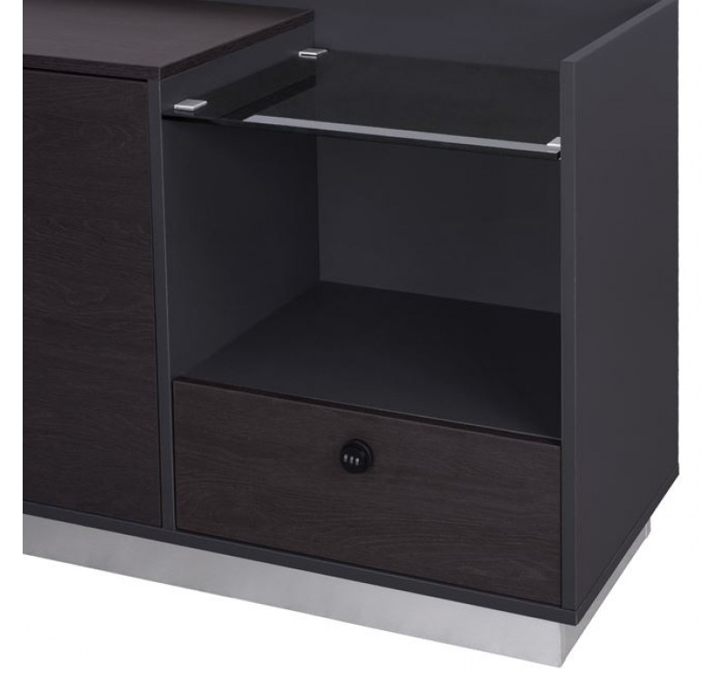 ΓΡΑΦΕΙΟ ΕΠΑΓΓΕΛΜΑΤΙΚΟ ΔΕΞΙΑ ΓΩΝΙΑ ROSEWOOD HM2086R 180X170X76Υ εκ.