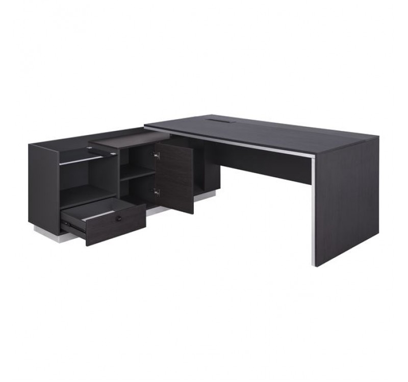 ΓΡΑΦΕΙΟ ΕΠΑΓΓΕΛΜΑΤΙΚΟ ΑΡΙΣΤΕΡΗ ΓΩΝΙΑ ROSEWOOD HM2086L 180X170X76Υ εκ.