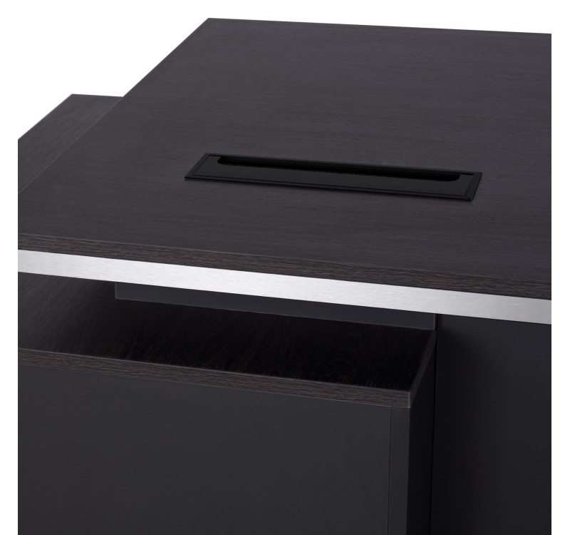 ΓΡΑΦΕΙΟ ΕΠΑΓΓΕΛΜΑΤΙΚΟ ΜΕ ΔΕΞΙΟ ΝΤΟΥΛΑΠΙ ROSEWOOD HM2087R 160X80X76Υ εκ.