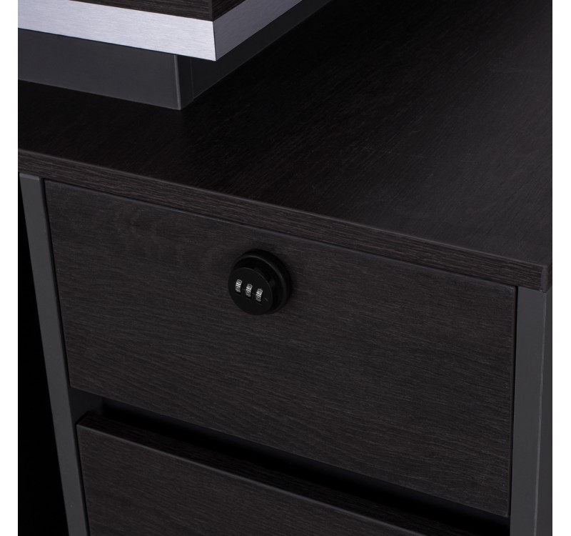 ΓΡΑΦΕΙΟ ΕΠΑΓΓΕΛΜΑΤΙΚΟ ΜΕ ΔΕΞΙΟ ΝΤΟΥΛΑΠΙ ROSEWOOD HM2087R 160X80X76Υ εκ.
