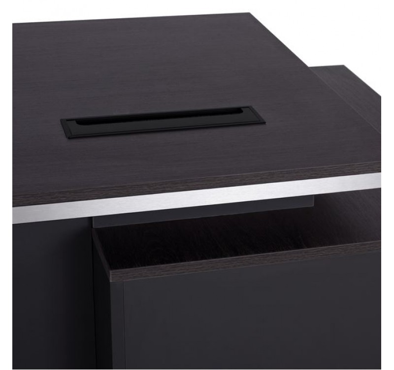 ΓΡΑΦΕΙΟ ΕΠΑΓΓΕΛΜΑΤΙΚΟ ΜΕ ΑΡΙΣΤΕΡΟ ΝΤΟΥΛΑΠΙ ROSEWOOD HM2087L 160X80X76Υ εκ.