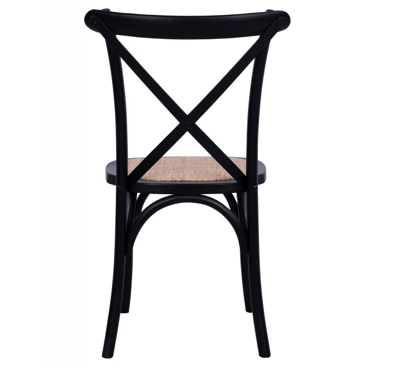 ΚΑΡΕΚΛΑ OWEN ΣΤΟΙΒΑΖΟΜΕΝΗ ΞΥΛΙΝΗ ΟΞΙΑ ΜΑΥΡΟ ΜΑΤ ΜΕ ΧΙΑΣΤΙ ΠΛΑΤΗ HM8575.02 45x55,5x90Yεκ