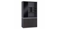ΒΙΒΛΙΟΘΗΚΗ ΓΡΑΦΕΙΟΥ ΕΠΑΓΓΕΛΜΑΤΙΚΗ ROSEWOOD HM2091L 120Χ40Χ200Υ εκ.