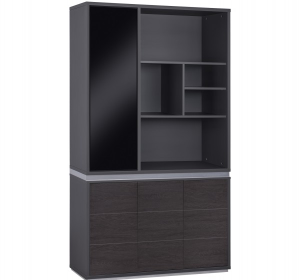 ΒΙΒΛΙΟΘΗΚΗ ΓΡΑΦΕΙΟΥ ΕΠΑΓΓΕΛΜΑΤΙΚΗ ROSEWOOD HM2091L 120Χ40Χ200Υ εκ.