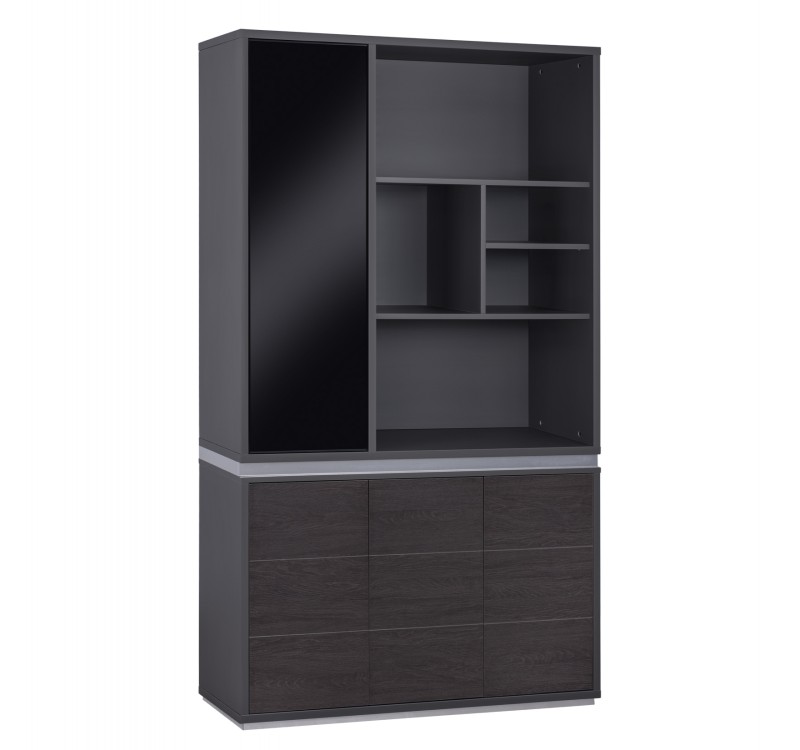 ΒΙΒΛΙΟΘΗΚΗ ΓΡΑΦΕΙΟΥ ΕΠΑΓΓΕΛΜΑΤΙΚΗ ROSEWOOD HM2091L 120Χ40Χ200Υ εκ.