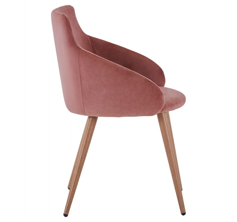 ΠΟΛΥΘΡΟΝΑΚΙ IVY ΒΕΛΟΥΔΟ ΣΑΠΙΟ ΜΗΛΟ ΚΑΙ ΜΕΤΑΛΛΙΚΑ ΠΟΔΙΑ HM8546.02 55x55x80Υ εκ.