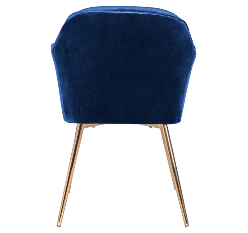 ΠΟΛΥΘΡΟΝΑΚΙ SAWYER ΒΕΛΟΥΔΟ ΜΠΛΕ ΜΕ ΧΡΥΣΑ ΠΟΔΙΑ HM8523.08 55Χ60Χ83Υ εκ.