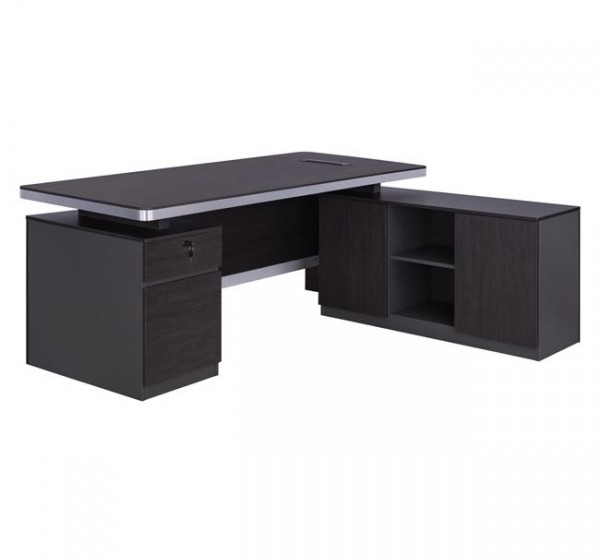 ΕΠΑΓΓΕΛΜΑΤΙΚΟ ΓΡΑΦΕΙΟ ΔΕΞΙΑ ΓΩΝΙΑ HM2092R ROSEWOOD 180X160X76Y εκ.