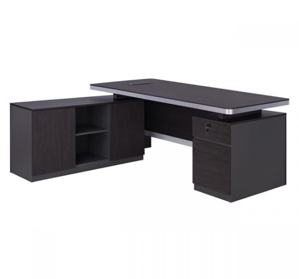 ΕΠΑΓΓΕΛΜΑΤΙΚΟ ΓΡΑΦΕΙΟ ΑΡΙΣΤΕΡΗ ΓΩΝΙΑ HM2092L ROSEWOOD 180X160X76Y εκ.