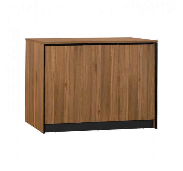 ΝΤΟΥΛΑΠΙ ΓΡΑΦΕΙΟΥ SUPREME HM2357 ΜΕΛΑΜΙΝΗ ΣΕ HONEY OAK & ΓΚΡΙ 120x40x80Υεκ.