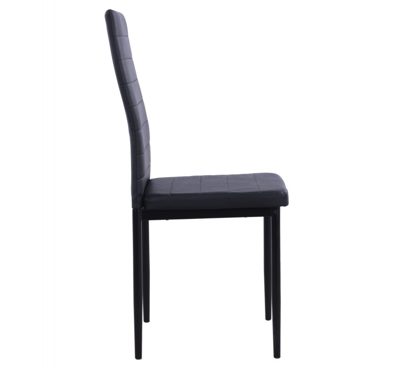 ΚΑΡΕΚΛΑ ΜΕΤΑΛΛΙΚΗ LADY HM0037.12 ΜΑΥΡΟ PU ΜΕΤΑΛΛΙΚΟ ΣΚΕΛΕΤΟ K/D 40x48x95 εκ.