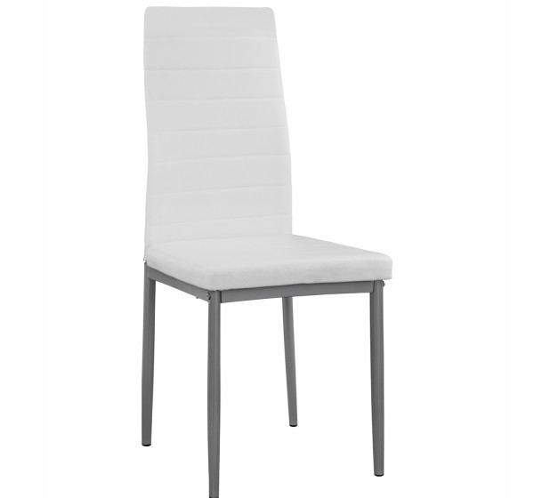 ΚΑΡΕΚΛΑ ΜΕΤΑΛΛΙΚΗ LADY HM0037.11 ΛΕΥΚΟ PU ΜΕΤΑΛΛΙΚΟ ΣΚΕΛΕΤΟ K/D 40x48x95Y εκ.
