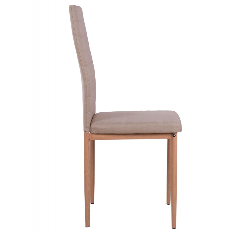 ΚΑΡΕΚΛΑ ΜΕΤΑΛΛΙΚΗ LADY HM0037.14 ΜΠΕΖ ΥΦΑΣΜΑ ΜΕΤΑΛΛΙΚΟ ΣΚΕΛΕΤΟ K/D 40x48x95 εκ.