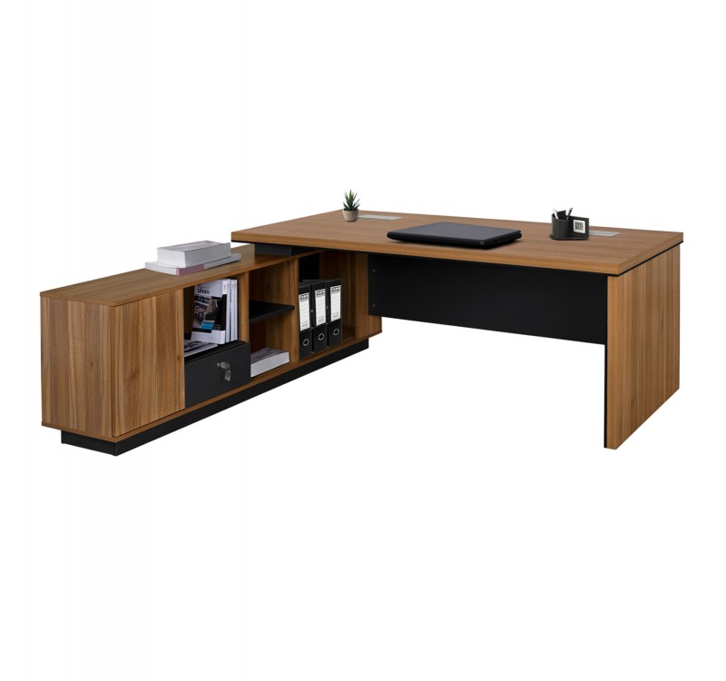 ΓΡΑΦΕΙΟ ΕΠΑΓΓΕΛΜΑΤΙΚΟ ΓΩΝΙΑ ΑΝΑΣΤΡΕΨΙΜΗ SUPREME 199X180X76 HM2347