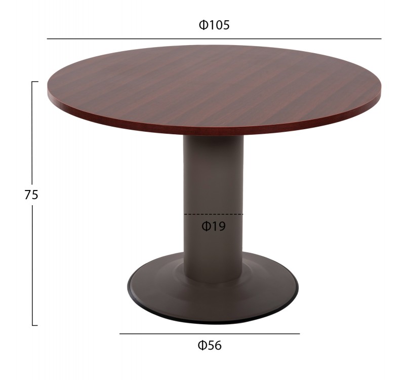 ΓΡΑΦΕΙΟ ΣΥΝΕΔΡΙΑΣΕΩΝ VANCE ΕΠΑΓΓΕΛΜΑΤΙΚΟ ΣΤΡ. WENGE HM2054.12 Φ105Χ75Υ εκ.