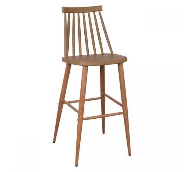 ΣΚΑΜΠΟ ΜΠΑΡ HM8459.25 VANESSA ΣΕ ΚΑΠΟΥΤΣΙΝΟ ΧΡΩΜΑ 43x49x107Υ εκ.