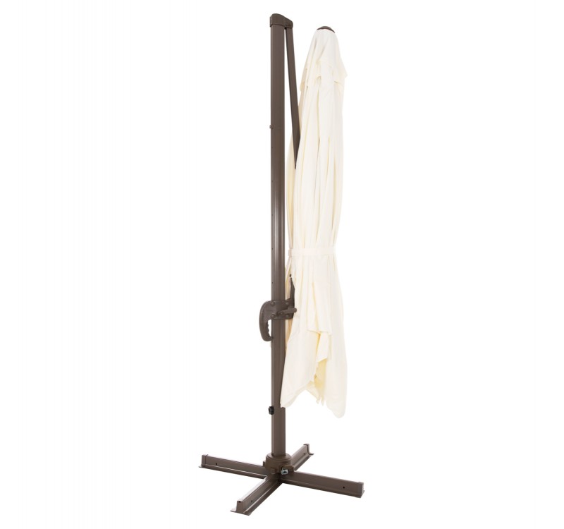 ΟΜΠΡΕΛΑ ΕΠΑΓΓΕΛΜΑΤΙΚΗ SHADER ALU ΚΡΕΜΑΣΤΗ 3X3 360 ΜΟΙΡΩΝ ME ΕΚΡΟΥ ΠΑΝΙ HM6025.01