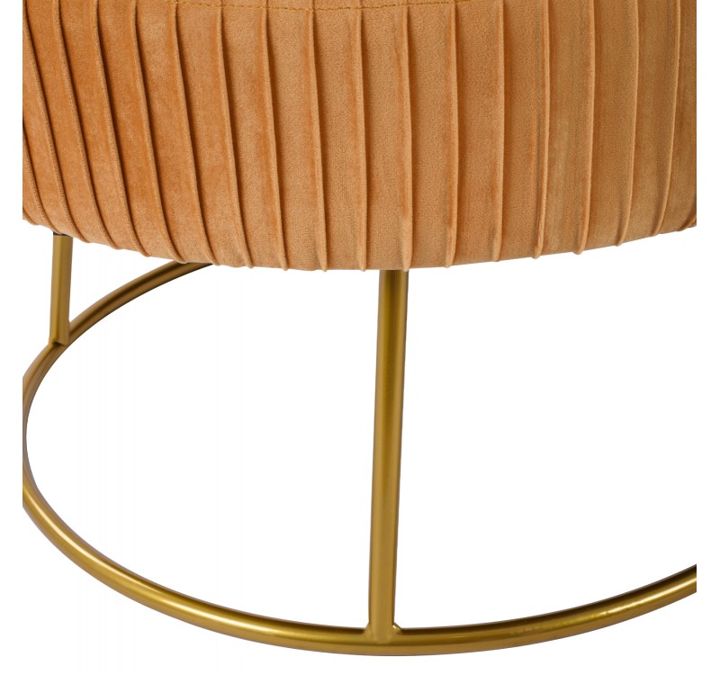 ΣΚΑΜΠΟ ΠΑΓΚΑΚΙ ALINAFE HM8635.09 ΑΠΟ ΧΡΥΣΟ ΒΕΛΟΥΔΟ ΜΕ ΧΡΥΣΗ ΒΑΣΗ 118Χ64Χ40,5Y εκ.