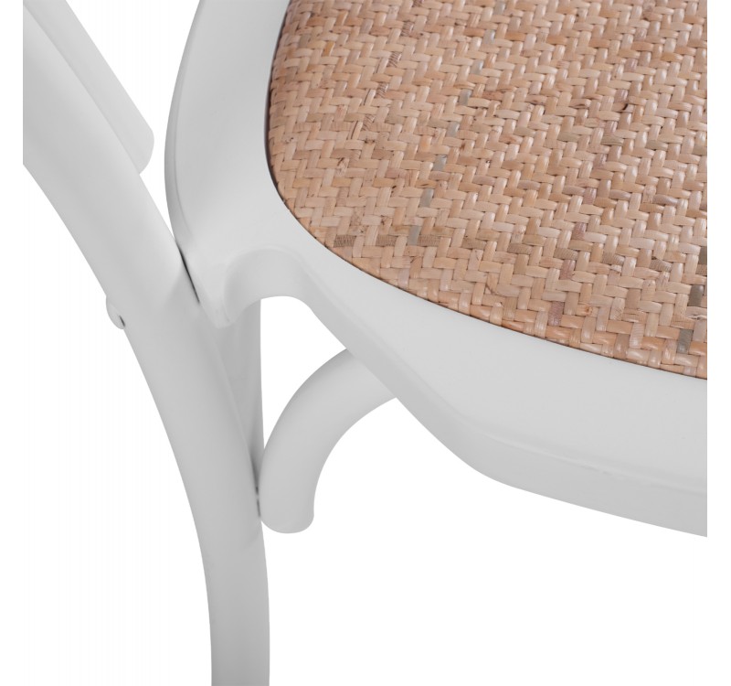 ΞΥΛΙΝΗ ΚΑΡΕΚΛΑ ΒΙΕΝΝΗΣ ALIYAH ΣΤΟΙΒΑΖΟΜΕΝΗ ΑΠΟ ΞΥΛΟ ΟΞΙΑΣ ΣΕ ΛΕΥΚΟ ΜΑΤ HM8644.03 45x54x89