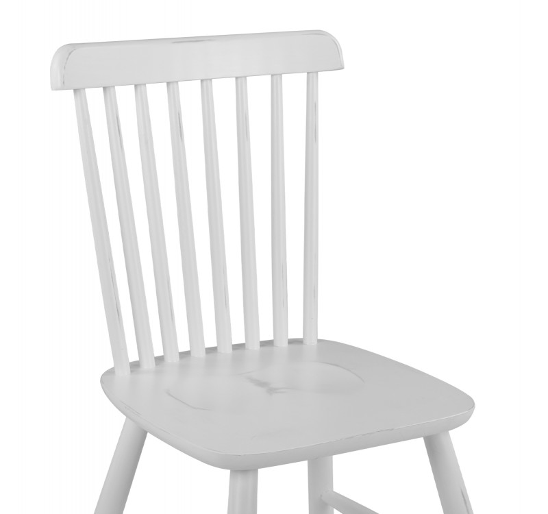 ΚΑΡΕΚΛΑ ΤΡΑΠΕΖΑΡΙΑΣ LUCIEN HM8645.03 ΞΥΛΟ ΟΞΙΑΣ ΣΕ ANTIQUE-ΛΕΥΚΟ ΧΡΩΜΑ 48x54x86Υεκ.