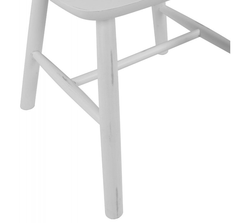 ΚΑΡΕΚΛΑ ΤΡΑΠΕΖΑΡΙΑΣ LUCIEN HM8645.03 ΞΥΛΟ ΟΞΙΑΣ ΣΕ ANTIQUE-ΛΕΥΚΟ ΧΡΩΜΑ 48x54x86Υεκ.