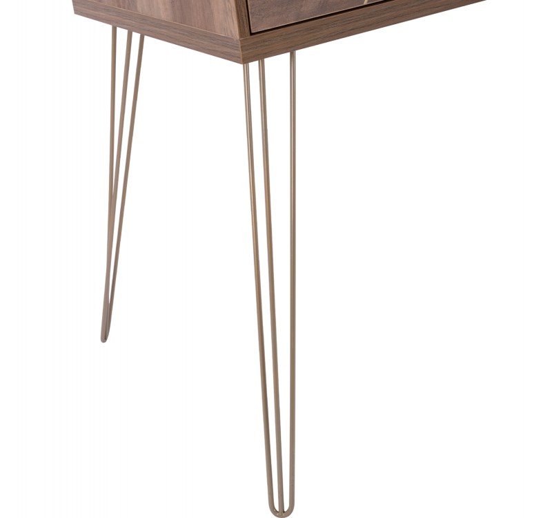 ΚΟΝΣΟΛΑ KAITLYN HM8653 ΚΑΡΥΔΙ ΜΕ ΧΡΥΣΟ 120x55x79,5Y εκ.