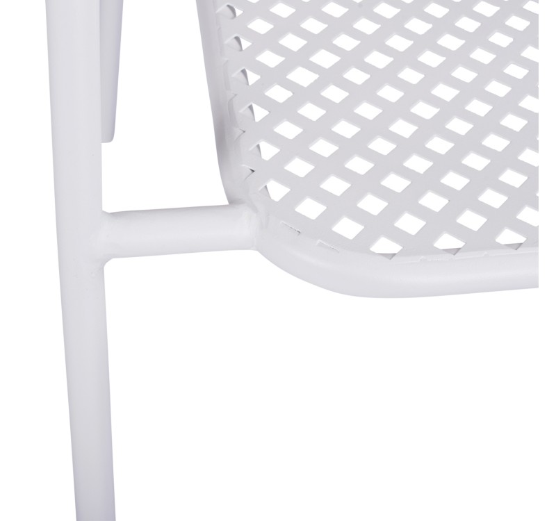 ΚΑΡΕΚΛΑ ΜΕΤΑΛΛΙΚΗ ΛΕΥΚΗ THETIS HM5173.12 55x57x79 cm