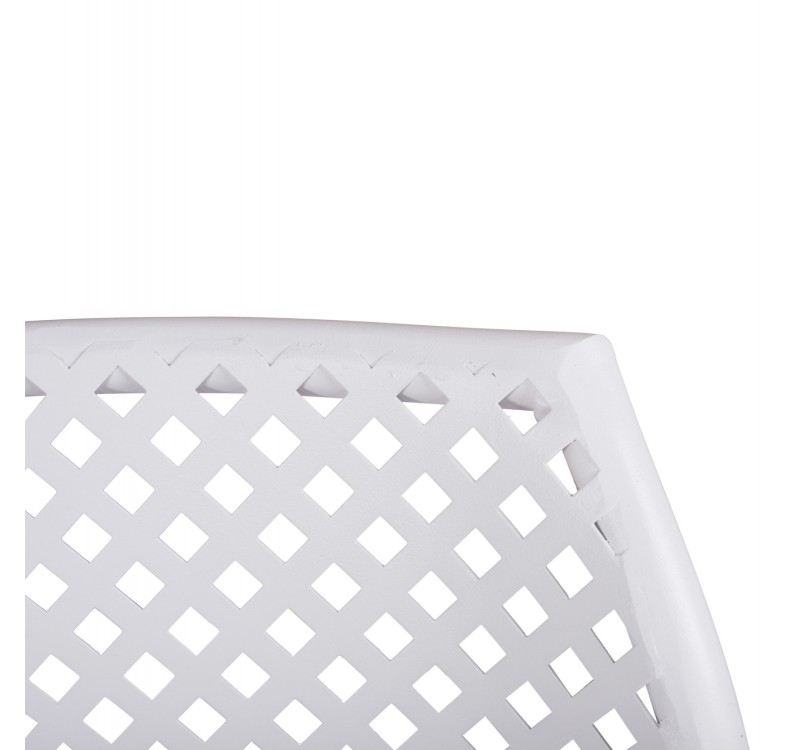 ΚΑΡΕΚΛΑ ΜΕΤΑΛΛΙΚΗ ΛΕΥΚΗ THETIS HM5173.12 55x57x79 cm