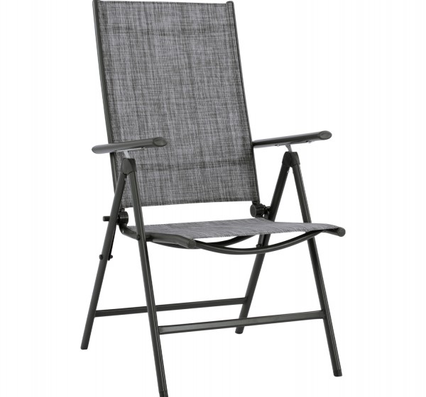 ΠΟΛΥΘΡΟΝΑ ZURI 7ΘΕΣΕΩΝ ΠΤΥΣ/ΝΗ ΜΕΤΑΛΛΙΚΗ ΓΚΡΙ ME ΓΚΡΙ TEXTILENE HM5700.01 55x70x103Y εκ.