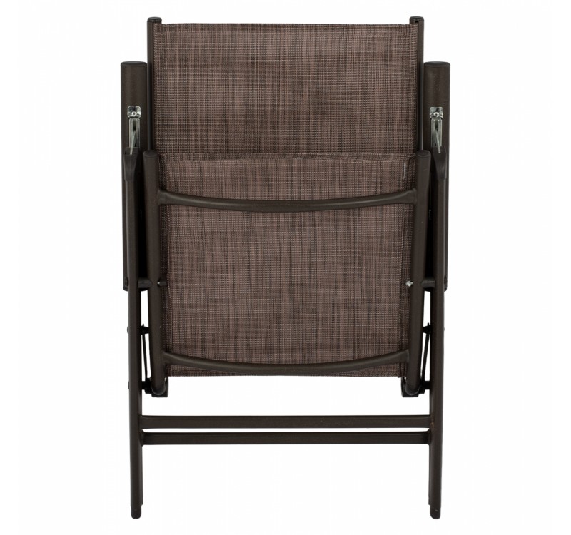 ΠΟΛΥΘΡΟΝΑ ZURI  7ΘΕΣΕΩΝ ΠΤΥΣ/ΝΗ ΜΕΤΑΛΛΙΚΗ ΚΑΦΕ ME ΚΑΦΕ TEXTILENE HM5700.02 55x70x103Υ εκ.