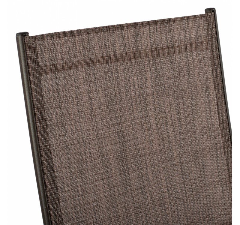 ΠΟΛΥΘΡΟΝΑ ZURI  7ΘΕΣΕΩΝ ΠΤΥΣ/ΝΗ ΜΕΤΑΛΛΙΚΗ ΚΑΦΕ ME ΚΑΦΕ TEXTILENE HM5700.02 55x70x103Υ εκ.