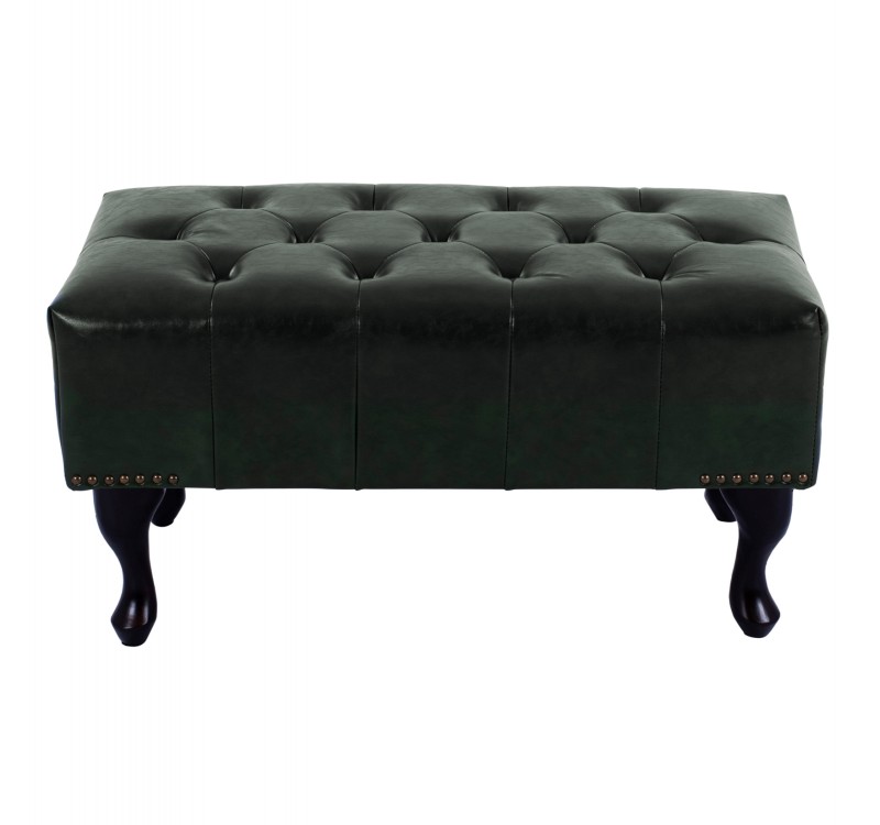 ΤΑΜΠΟΥΡΕ ΥΠΟΠΟΔΙΟ T.CHESTERFIELD EMMA HM226.08 PU ΚΥΠΑΡΙΣΣΙ-ΜΑΥΡΑ ΠΟΔΙΑ 80x45x39Yεκ.