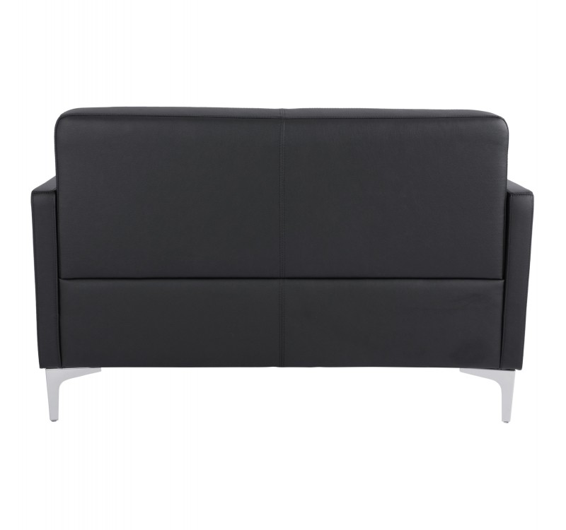 ΚΑΝΑΠΕΣ 2ΘΕΣΙΟΣ NELLIE HM3159.21 ΜΕ ΜΑΥΡΟ PU 113x71x71Υ εκ.